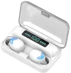 F9 + Stereo headsets with microphone White