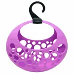 Basket for laundry tongs Love lilac 29x13x31cm