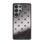 Love Letter - Samsung Galaxy S25 Ultra Case, Elite Mirror Dark (Magnetic) / Silver