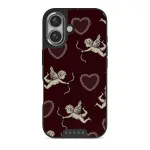 Lovestruck - iPhone 16 Case, Elite Dark (MagSafe) / Silver