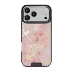 Golden Coral - Pink iPhone 17 Pro Max Case, Elite Dark (MagSafe) / Silver