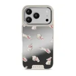 Late Again - iPhone 17 Pro Case, Elite Mirror Light (MagSafe) / Silver