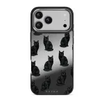 Salem - iPhone 17 Pro Max Case, Elite Mirror Dark (MagSafe) / Silver
