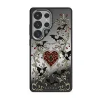 Warded - Samsung Galaxy S25 Ultra Case, Elite Mirror Dark (Magnetic) / Silver