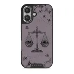 Libra - iPhone 16 Case, Elite Dark (MagSafe) / Silver / Purple