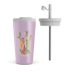 Farmers Market - Travel Mug, 500 ml / Flap & Straw Set