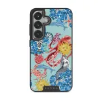 Aegean Affair - Samsung Galaxy S25 Plus Case, Elite Dark (Magnetic) / Silver