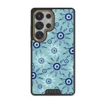 Blue Gaze - Samsung Galaxy S25 Ultra Case, Elite Dark (Magnetic) / Gold