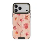 Seashells - iPhone 17 Pro Max Case, Elite Dark (MagSafe) / Gold