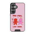 Like Home - Samsung Galaxy S25 Case, Elite Dark (Magnetic) / Silver
