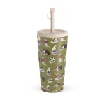 Curious Cat - Travel Mug, 500 ml / Straw