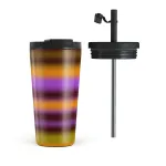 Spiced Plum - Travel Mug, 500 ml / Flap & Straw Set
