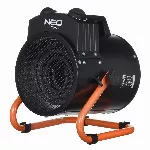NEO TOOLS 90-067 elektriline ruumisoojendaja Roostevaba teras 2000 W IPX4 Must
