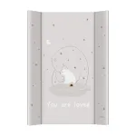Hard changing mat - BASIC - POLAR BEARS - 70 cm