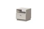Night Stand Lorini - Cashmere / Black Handles T-bar