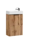 Comad Adel Oak Vedea riputatav vannitoakapp koos valamu, 40 cm, liivakarva