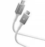 &bdquo;Spigen&ldquo; USB-C &ndash; USB-C-kaabel, 2 m, valge (ACA08775)