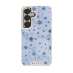 Ice Queen - Snowflakes Samsung Galaxy S25 Plus Case, Elite Light (Magnetic) / Gold