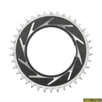 SRAM T-TYPE 38T Powermeter Threaded 0 mm Offset Eagle esiratas (koos varutapiga ja kruviga) &ndash; must/h&otilde;bedane XXSL D1