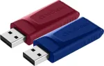 2 x 32 GB Slider USB 3.2 sinine/punane
