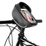 16BK Waterproof Bicycle Handlebar Top Bag with Phone Pouch 6.5'''' 1L