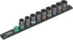 Wera C Impaktor socket magnetic strip 1 Socket set 1/2 (black/green, 9