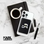 Karl and Choupette Head Pin MagSafe 5000mAh Black