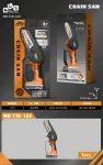 Hand Saw Orange and Black
