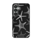Midnight Ocean - Samsung Galaxy S25 Plus Case, Elite Dark (Magnetic) / Silver