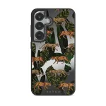Morning Commute - Designer Samsung Galaxy S25 Plus Case, Elite Mirror Dark (Magnetic) / Silver