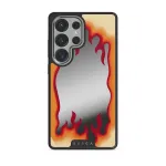 Too Hot - Samsung Galaxy S25 Ultra Case, Elite Mirror Dark (Magnetic) / Silver