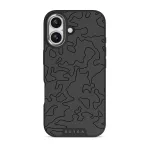 Black Rock - iPhone 17 Case, Elite Dark (MagSafe) / Silver