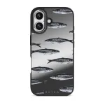Del Mar - iPhone 17 Case, Elite Mirror Dark (MagSafe) / Silver