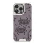 Cancer - iPhone 16 Pro Case, Elite Light (MagSafe) / Silver / Purple