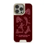Inner Demons - iPhone 16 Pro Max Case, Elite Light (MagSafe) / Gold