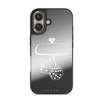 City Lights - iPhone 16 Case, Elite Mirror Dark (MagSafe) / Gold