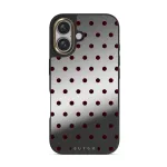 Red Velvet - iPhone 16 Case, Elite Mirror Dark (MagSafe) / Gold