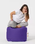 Pouf Hanah Home Square, lilla, 45 x 45 x 45