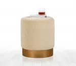 Pouf Hanah Home Memfis, kreem, 45 x 40