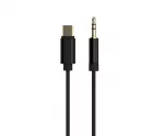 Cablexpert USB type-C Stereo 3,5 mm AUX kaabel, 1,5 m, must
