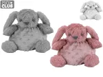 Plush toy /Rattle  - 35127 - BUNNY - size 16 cm