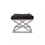 Pouf, Hanah Home, Capraz, h&otilde;be Must, 50 x 42 x 40