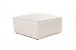 Pouf, Hanah Home, Lora, helepruun, 43 x 43 x 3