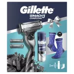 Gillette - Mach3 Charcoal kinkekomplekt