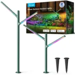 Govee Outdoor Garden Lights H7086 nutikas RGBWWIC LED-aiavalgustite komplekt, 36 W, 1100 lm, Matter, Wi-Fi, Bluetooth, IP66