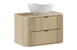 80 cm m&ouml;&ouml;blikomplekt koos lauaplaadiga ja lauaplaadile paigaldatava valamuga &bdquo;Cloud&ldquo; SET-OVC B CREMONA 80CM UN CLOUD