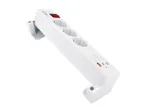 Equip 3-Outlet Clamp Power Strip with 3 x USB (2C + 1A)