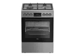 Beko FBMA61330GXDTN Cooker, Gas hob, Electric oven, Width 60 cm, Silver | BEKO