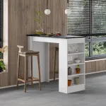 Baarilaud, Hanah Home, Bendir Valge, 117 x 102 x 54