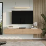 TV-alus, Hanah Home, tamm, 200 x 29,6 x 31,6